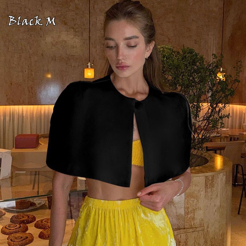 Crop Top Crochet - Креативный подарок: Элегантный укороченный топ-кардиган в
