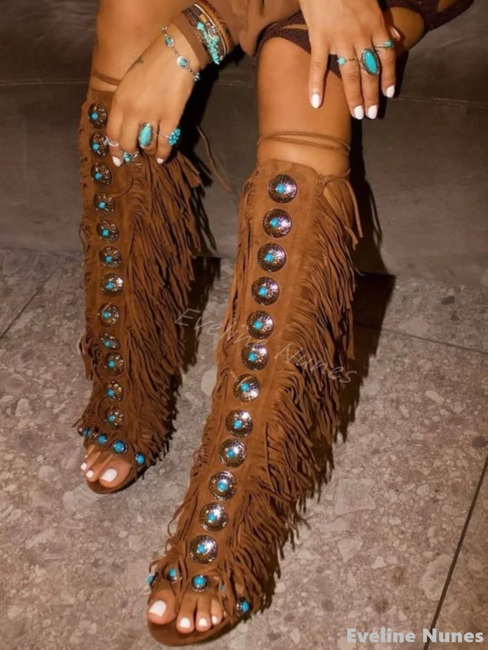 Женские босоножки с бахромой и – обзор и цена Sandal Strappy Heeled