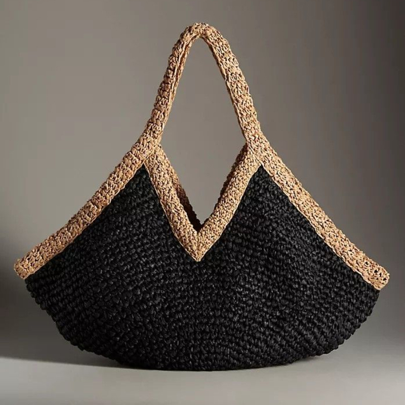 Новая летняя плетеная сумка ру – обзор и цена Crochet Bag Raffia
