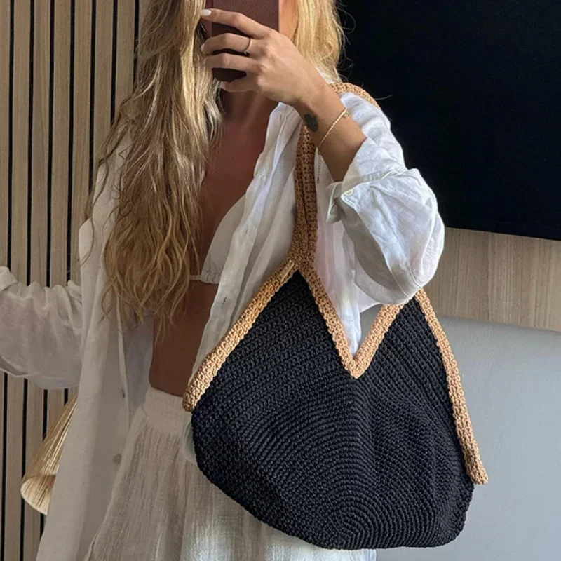 Новая летняя плетеная сумка ру – обзор и цена Crochet Bag Raffia